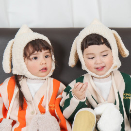 [BABYBLEE] A20901 _ Big Dog Ear Winter Hat, Infant Winter Hat, Fleece Earflap, Kids Hat _ Made in KOREA