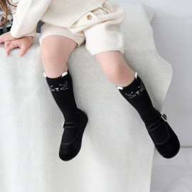 [BABYBLEE] F17102 Cat Toddler Knee Socks, Kids Socks, Non-Slip, Children Socks, Infant Socks _ Made in KOREA
