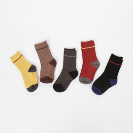 [BABYBLEE] F21207  Tactel colors  5 sets _ Socks, Children Socks, Infant Socks _ Made in KOREA