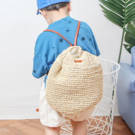 [BABYBLEE] E20104 Paper Straw Backpack, Baby bags, Handbags, Todders' Bag, Children's bags _ Made in KOREA