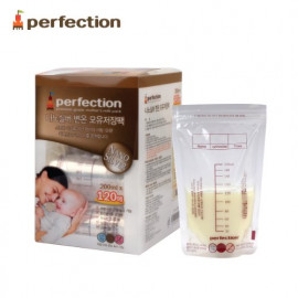 [PERFECTION] Original Nano Silver Breast Milk Storage Bags, 200ml, 120pcs (Temperature Indicator) _ Breast-Feeding, Feeding Bottle _ Made in KOREA