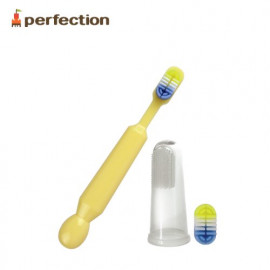 [PERFECTION] Silicone Toothbrush 3 Set  _ Infant, Finger Toothbrush, Gum Massage, Baby Oral Hygiene, Baby Toothbrush _ Made in KOREA