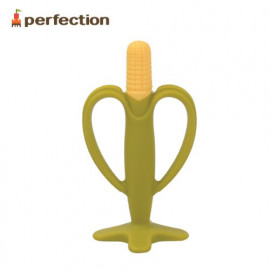 [PERFECTION] Corn, Infant Teething Toy _ Baby Teething tots, FDA-approved, Silicone, Easy to Hold, Newborn, Soft _ Made in KOREA