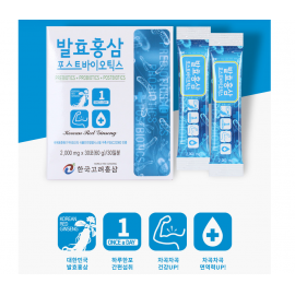 [KRG] Probiotics + KOREAN RED GINSENG, lactobacillus  _ 2,000 mg * 30 (60g) / 30 days _ Made in KOREA
