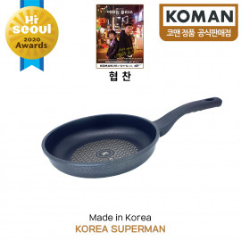 [KOMAN] Shine One Bintz IH Ceramic Frying Pan 20 cm_Omelet Pan, Chef Pan, SGS Approved, PFOA Free, For induction_ Made in KOREA