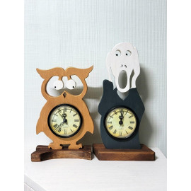 [Dosian Factory] Golden Owl's Scream _Moving Gift, Interior Gift, Opening Gift, Clock, Table Clock_Made in Korea