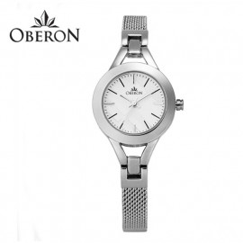 [OBERON] OB-601 SVWT _ Fashion Women's Watch, Metal Watch, Quartz Watch, Waterproof, Japan Movement