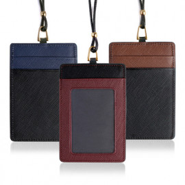 [WOOSUNG] DOKDO_Cowhide Necklace Type Credit Card Holder Wallet