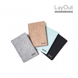[LayOut] Felt Note Pad Cover_Made in Korea