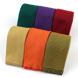 [MAESIO] KNT5001 Knit Stripe Necktie Width 6.3cm 6Colors _ Men's ties, Suit, Classic Business Casual Fashion Necktie, Knit tie, Made in Korea