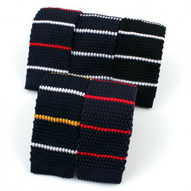 [MAESIO] KNT5015 Knit Stripe Necktie Width 6.3cm 5Colors _ Men's ties, Suit, Classic Business Casual Fashion Necktie, Knit tie, Made in Korea
