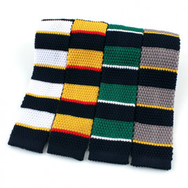 [MAESIO] KNT5018 Knit Stripe Necktie Width 6.3cm 4Colors _ Men's ties, Suit, Classic Business Casual Fashion Necktie, Knit tie, Made in Korea