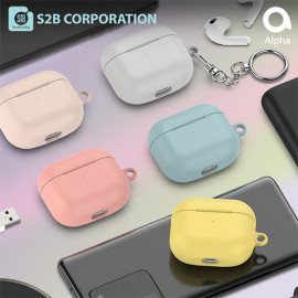 [S2B]Alpha Pastel AirPod 3 Slim Case _ Wireless Charging Cover Full Cover Protective Case Compatible for Apple Airpods 3, Made in Korea