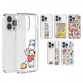 [S2B] BT21 minini CLEAR Case for Galaxy Note _ Full Body Protective Cover for Galaxy Note 20/20 Ultra, Made in Korea