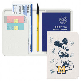 [S2B]Disney Mickey Varsity Anti-Hacking Passport Case _ Personal information leakage prevention passport case_  Made in Korea