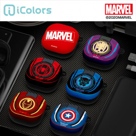  [S2B] MARVEL Galaxy Buds2  Live / Pro Case Cover _ Avengers Character Full Cover Protective Case Skin for Samsung Galaxy Buds2/ Live/Galaxy Buds Pro