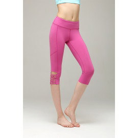 [Cielcoco] CLWP7004 Capri Pants Magenta, Yoga Pants, Workout Pants For Women _ Made in KOREA