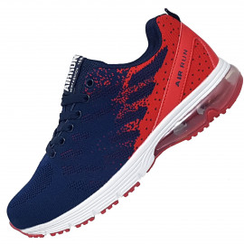 [DONGHO] U7 Airrun AR9100 Sneakers Navy Red _ Walking Running Trekking Hiking Shoes Man Women Fashion Sneakers