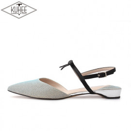 [KUHEE] Flat_7096_1.5cm_ Flat Shoes for women with Comfort, Girl's Fashion Shoes, Soft Slip on, Handmade, Silk Fabric _ Made in Korea
