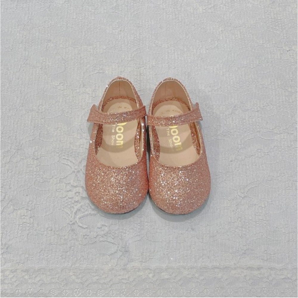 rose gold baby sandals