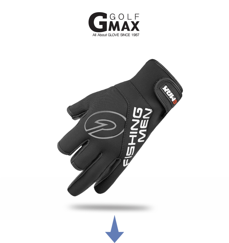 BY_Glove] GMS10079 G-Max Neo Fishing gloves 3 CUT
